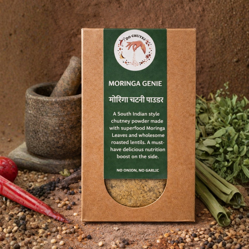 Moringa Genie - Moringa Podi with Idli
