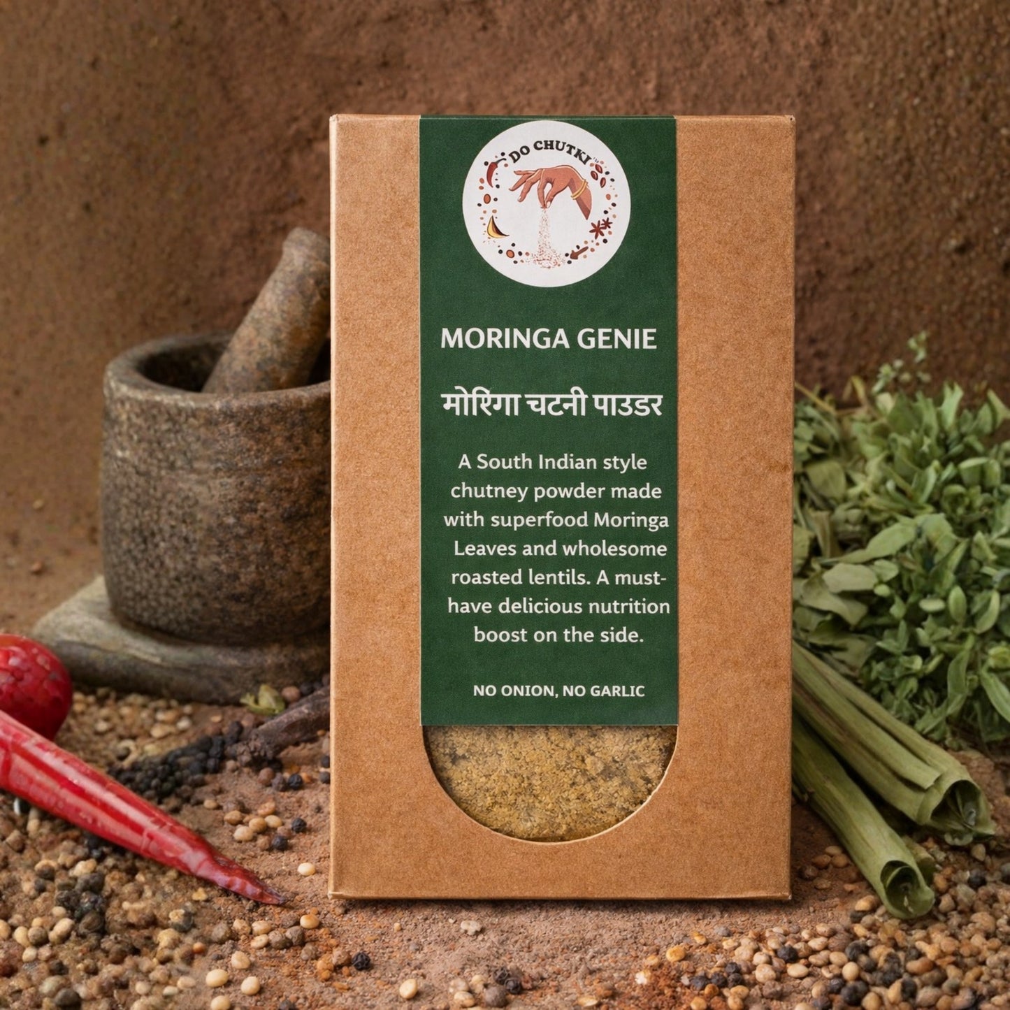 Moringa Genie Chutney Powder